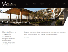 Tablet Screenshot of hillam.com.au